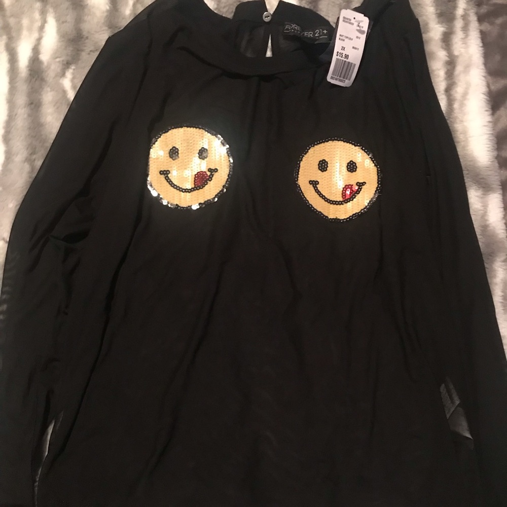 Long Sleeve Mesh Shirt